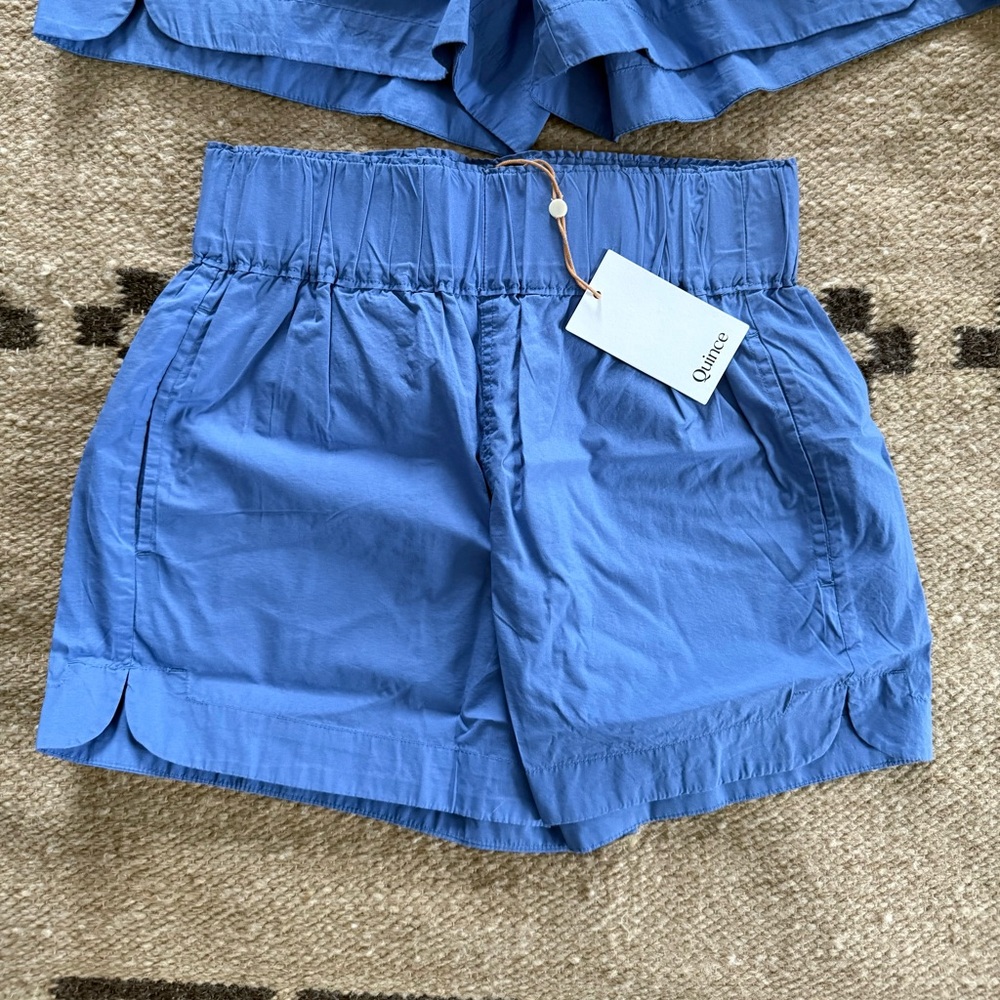 Quince Poplin shorts